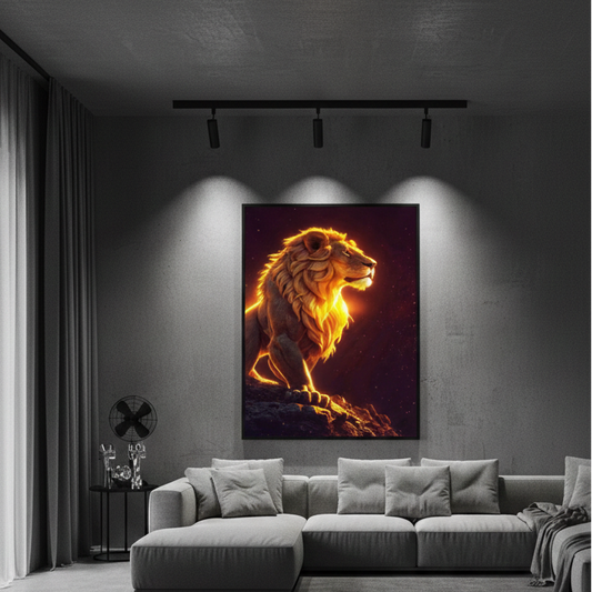 Majestic Lion Portrait | Wall Art