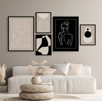 Modern Abstract Canvas Wall Art for Living Room