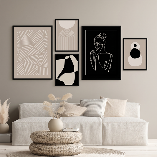Modern Abstract Canvas Wall Art for Living Room