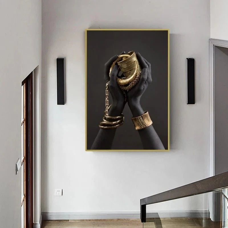 Scandinavian Hands Single Wall Art
