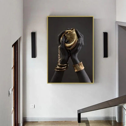 Scandinavian Hands Single Wall Art