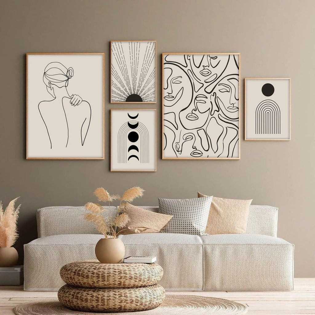BOHO Art Frames Abstract Wall Art