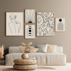 BOHO Art Frames Abstract Wall Art