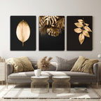 Black luxe  (3panel) | Wall Art