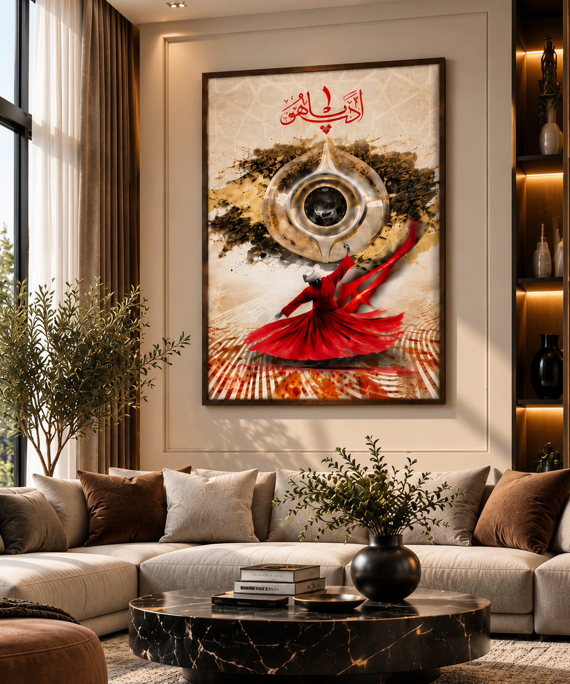 Sufi Serenity Canvas Frame Art