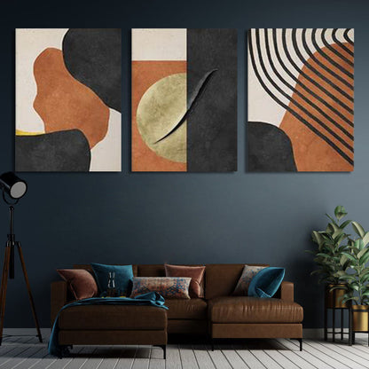 Modern Nordic Abstract Marble (3panel) | Wall Art