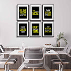 Motivational Frames Set of Frames -  Decor Setup