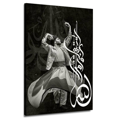 Sufi Arabic Typography Canvas | Wall Art