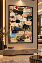 A Soulful Islamic Collage of Faith