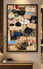 A Soulful Islamic Collage of Faith