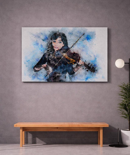 Violin Girl Illustration