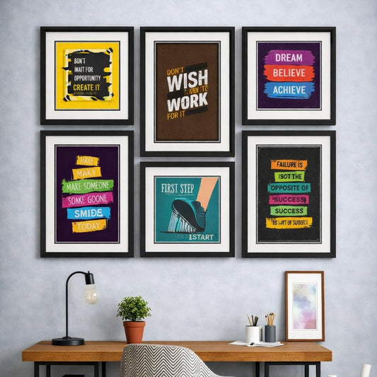 Motivational Frames Set of Frames - Setup