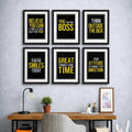 Motivational Frames Set of Frames -  Decor Setup