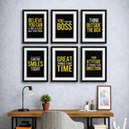 Motivational Frames Set of Frames -  Decor Setup