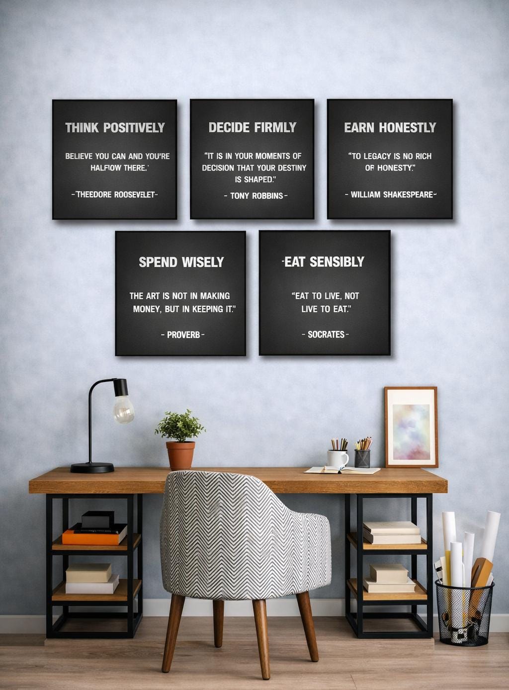 Target Publications Motivational (5 Panel) Wall Art