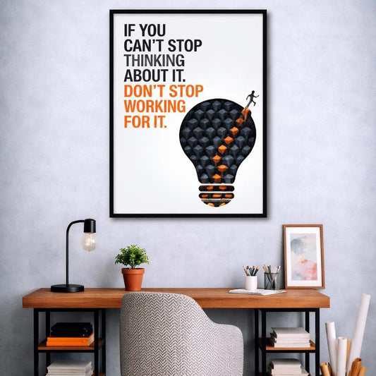 Inspirational motivating quote Canvas Frames | Wall Art