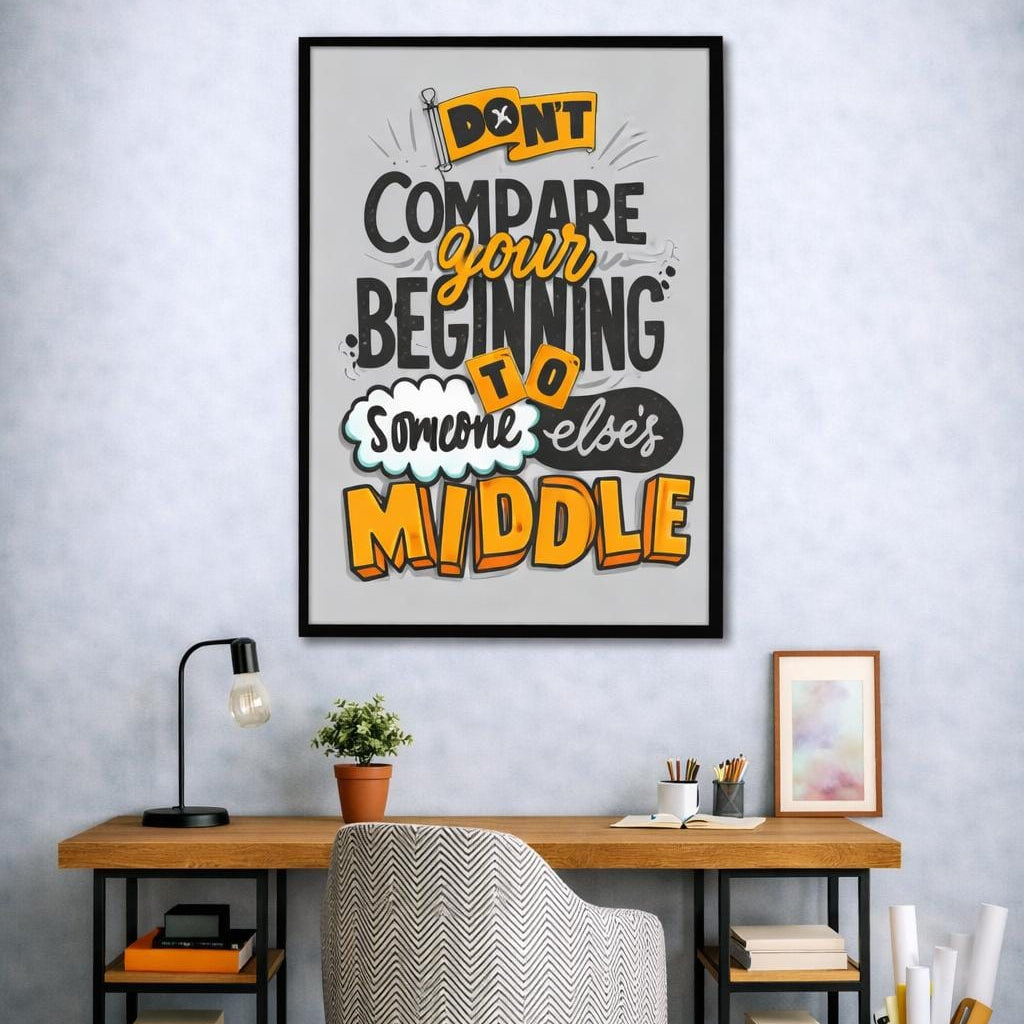 Do Not Compare Yourself | Wall Art