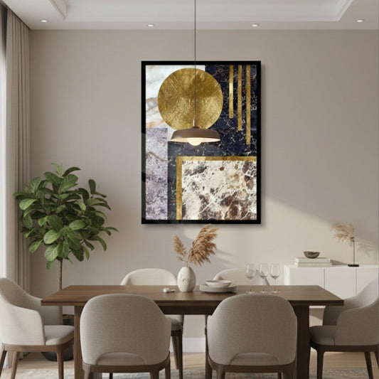 Nordic Modern Geometric Canvas Frames | Wall Art