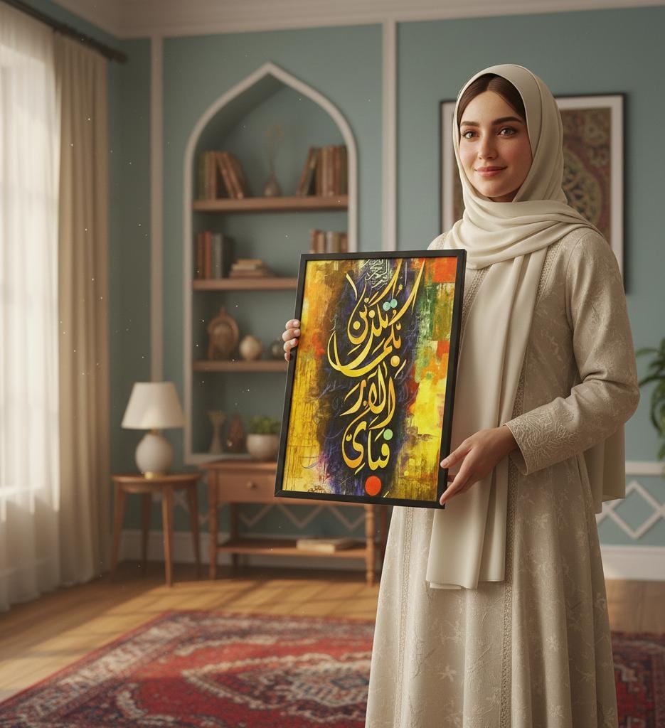 Islamic Style Canvas Frames | Wall Art
