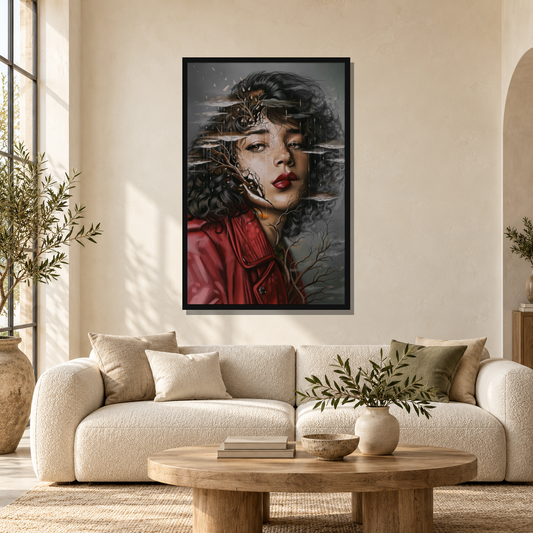 Artistics — square premium interior mockup, complete full frame visible with safe margin