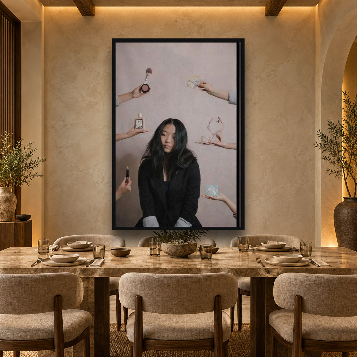 Be a Lady — square premium interior mockup, complete full frame visible with safe margin