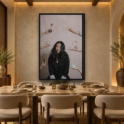 Be a Lady — square premium interior mockup, complete full frame visible with safe margin