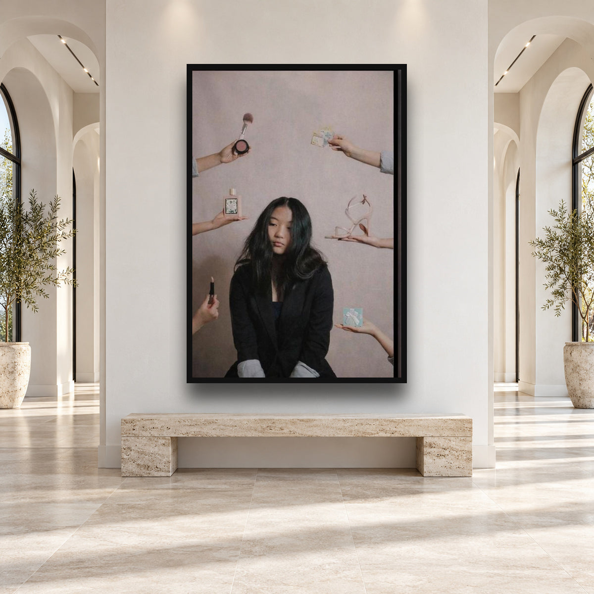 Be a Lady — square premium interior mockup, complete full frame visible with safe margin