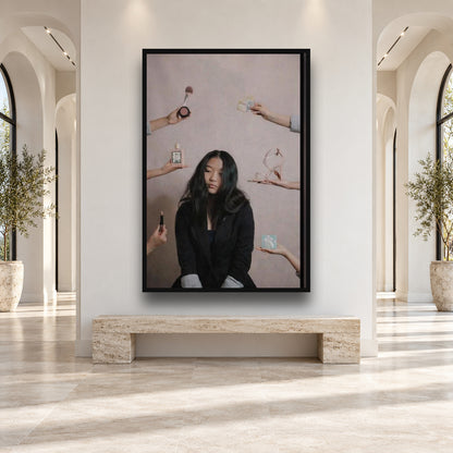 Be a Lady — square premium interior mockup, complete full frame visible with safe margin