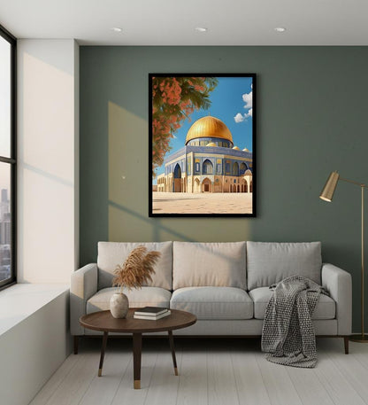 Masjid-Al-Aqsa Canvas Frames | Wall Art