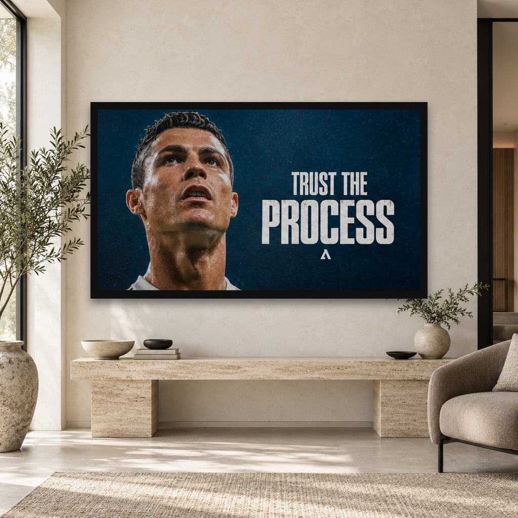 CR7 Iconic Focus — square premium interior mockup 2, complete full frame visible with safe margin