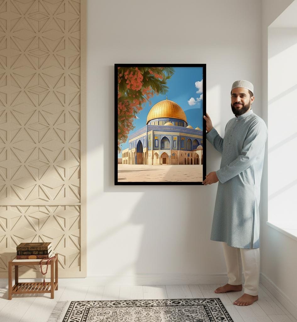 Masjid-Al-Aqsa Canvas Frames | Wall Art