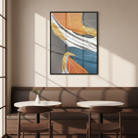 High-class Gold Foil Abstract Canvas | Wall Art
