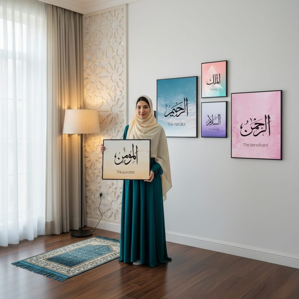 Color full Islamic frames