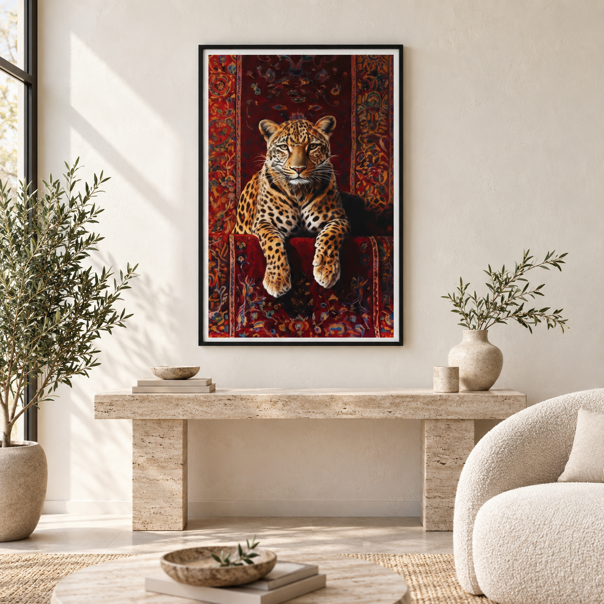 Legacy of the Wild Single Wall art — square premium interior mockup 2, full frame visible