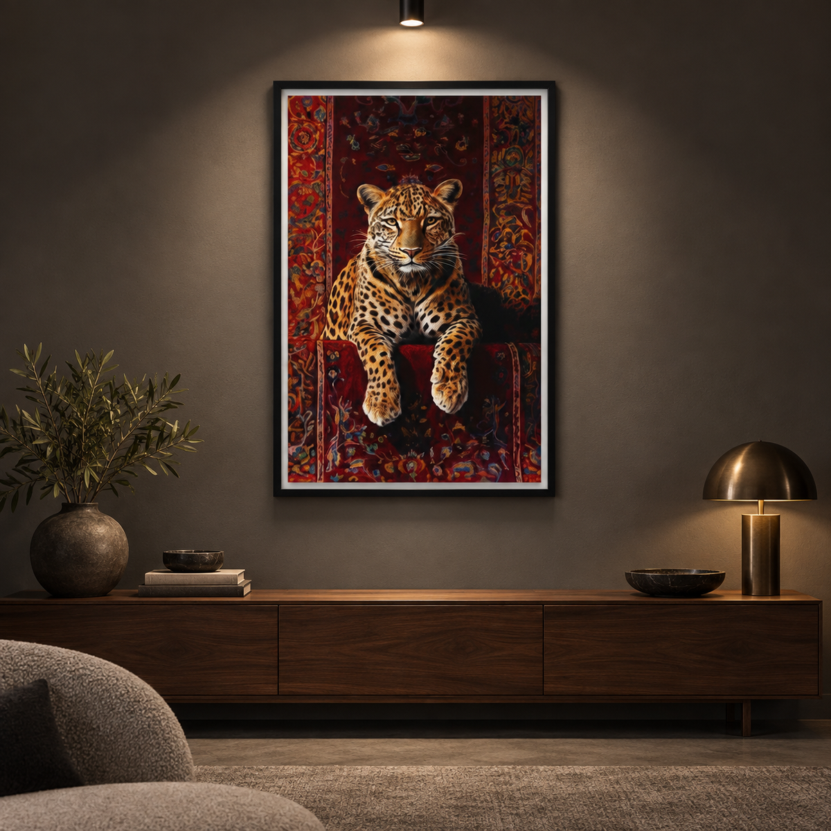 Legacy of the Wild Single Wall art — square premium interior mockup 3, full frame visible