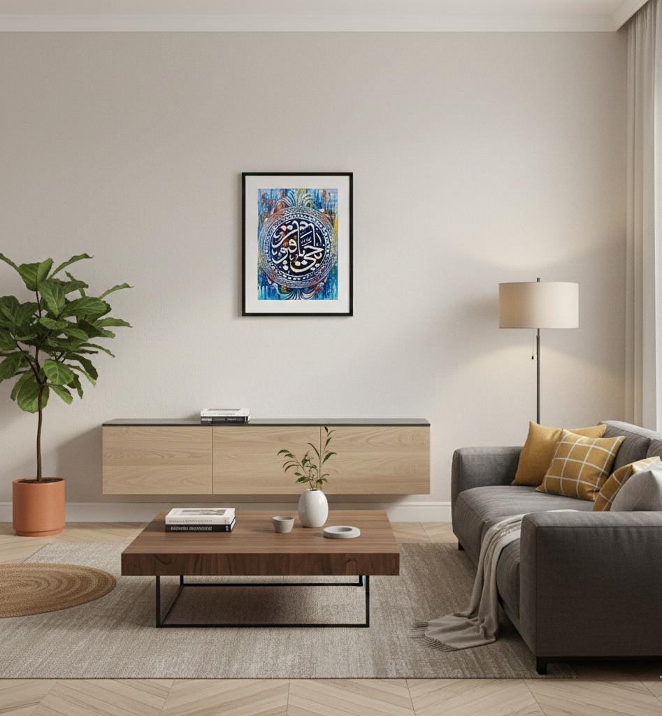 Islamic Arabic Calligraphy Canvas Frames | Wall Art