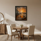 Romantic Couple Canvas Wall Art for Bedroom