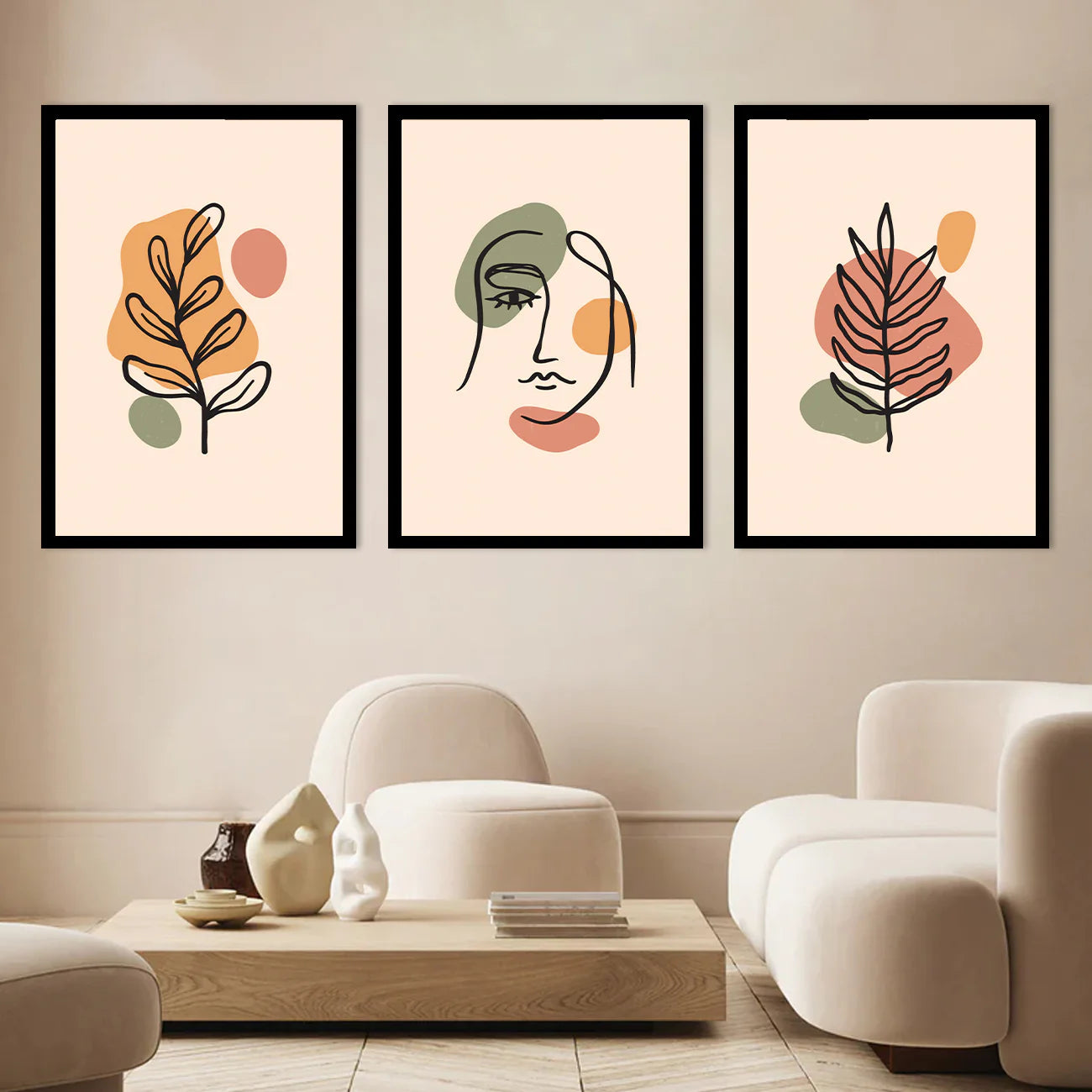 3 Pcs Aesthetic Art Frames