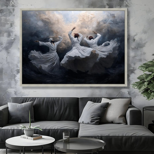 Whirling Dervishes Canvas Art