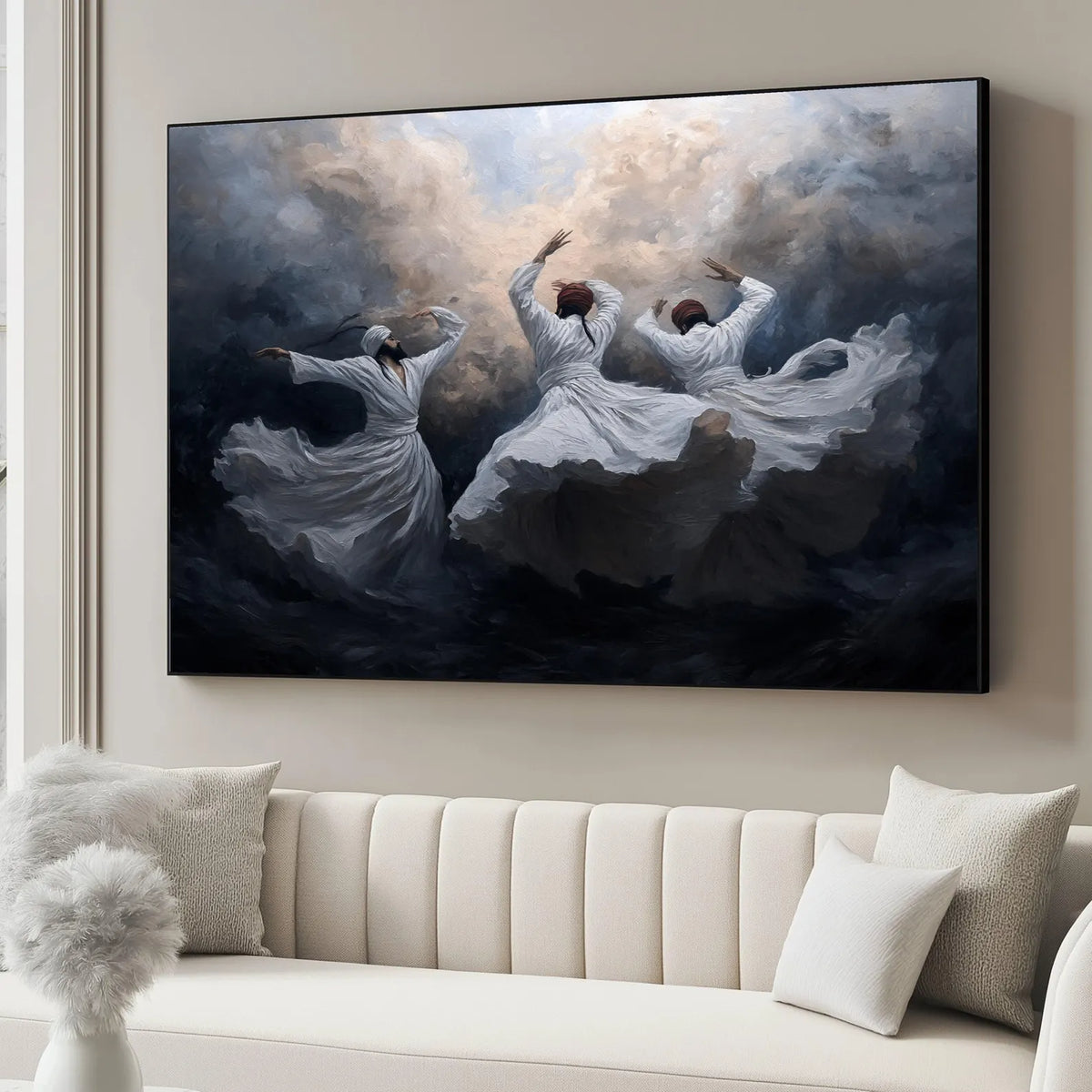 Whirling Dervishes Canvas Art