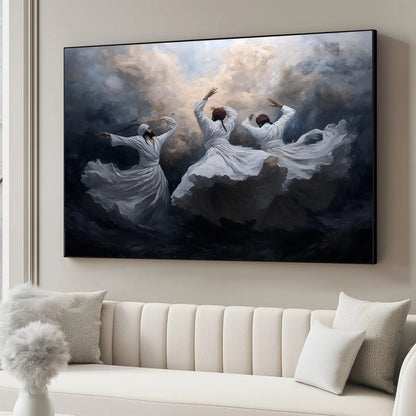 Whirling Dervishes Canvas Art