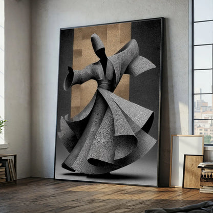 Whirling Dervish Dance Canvas ||