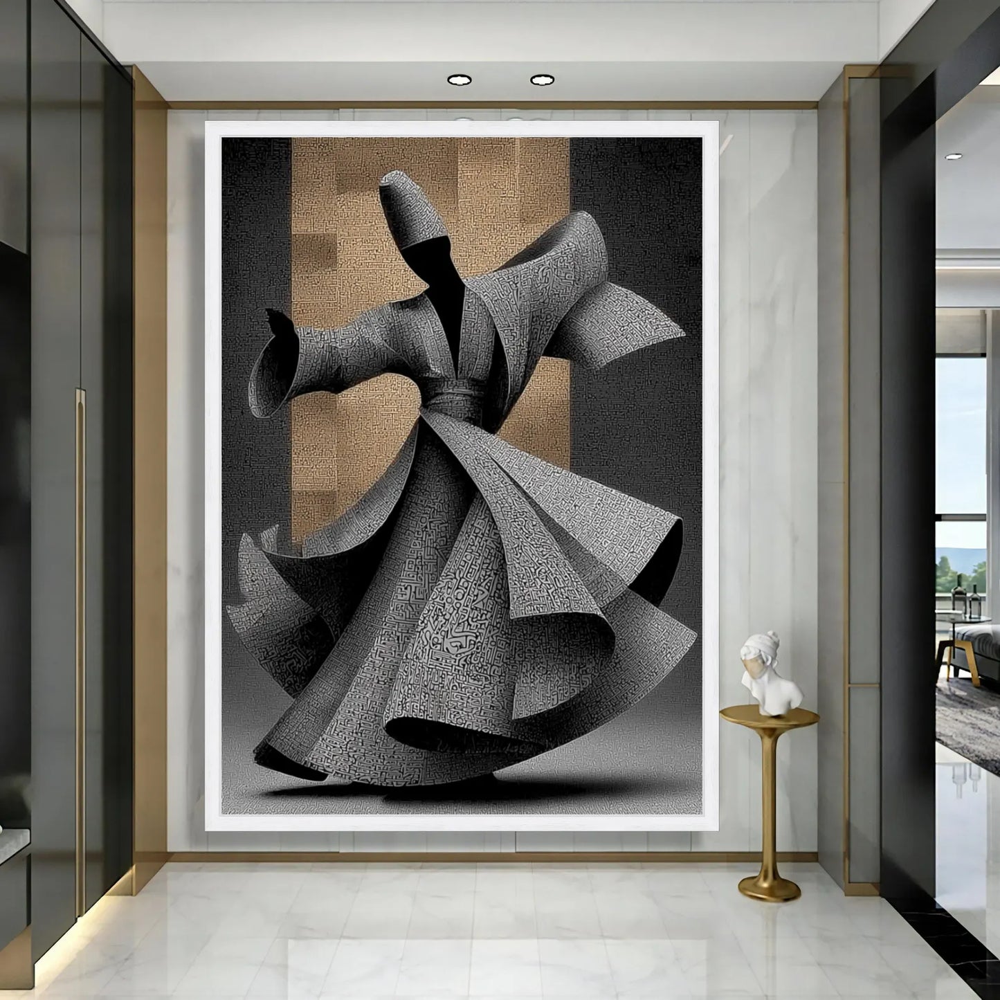 Whirling Dervish Dance Canvas ||