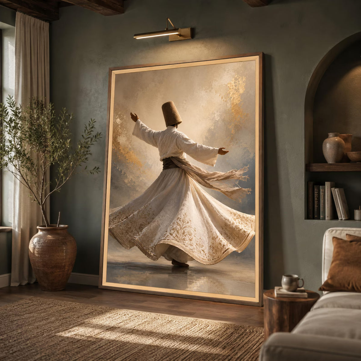 Sufi Whirling Dervish Canvas