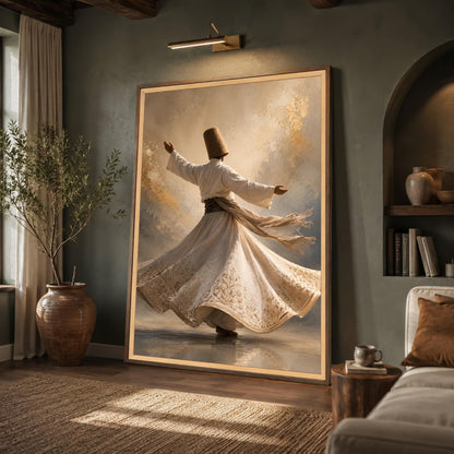 Sufi Whirling Dervish Canvas