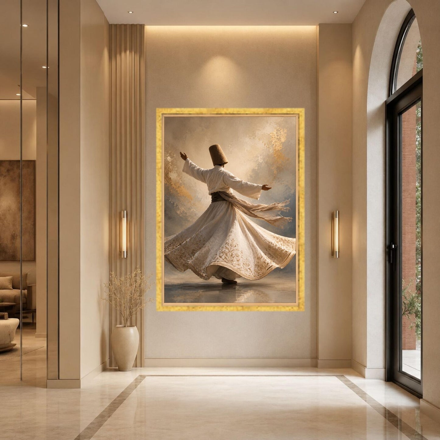 Sufi Whirling Dervish Canvas