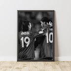 Messi & Ronaldinho Wall Art