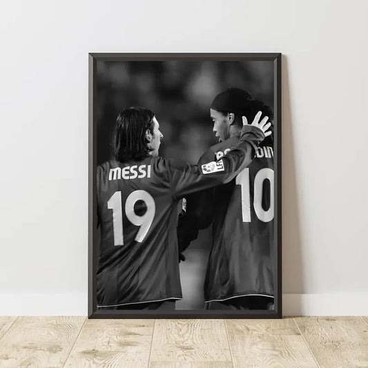 Messi & Ronaldinho Wall Art