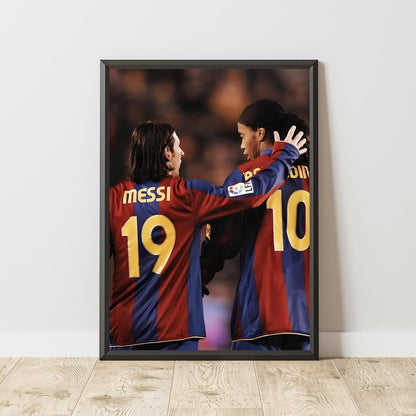 Messi & Ronaldinho Wall Art