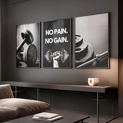 Minimalist Motivational Quote Wall Art (3 Piece Set)